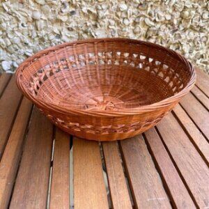Vintage Round Basket